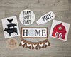 Farm Animal Sign | Farm Decor | Farm Crafts | DIY Craft Kits | Paint Party Supplies | #2278