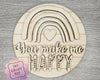 You make me Happy | Rainbow | Crafts | DIY Craft Kits | Paint Party Supplies | #4137