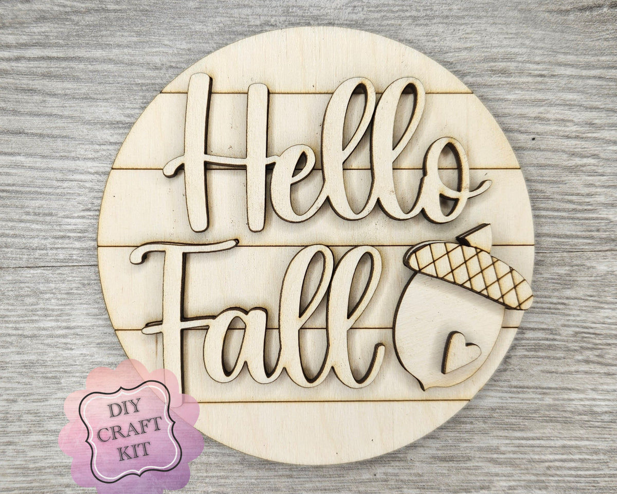 Hello Fall Craft Kit Hello Fall | #4110 – Craft Kits 2 Go