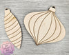 Christmas Ornament DIY Paint kit #2444 - Multiple Sizes Available - Unfinished Wood Cutout Shapes