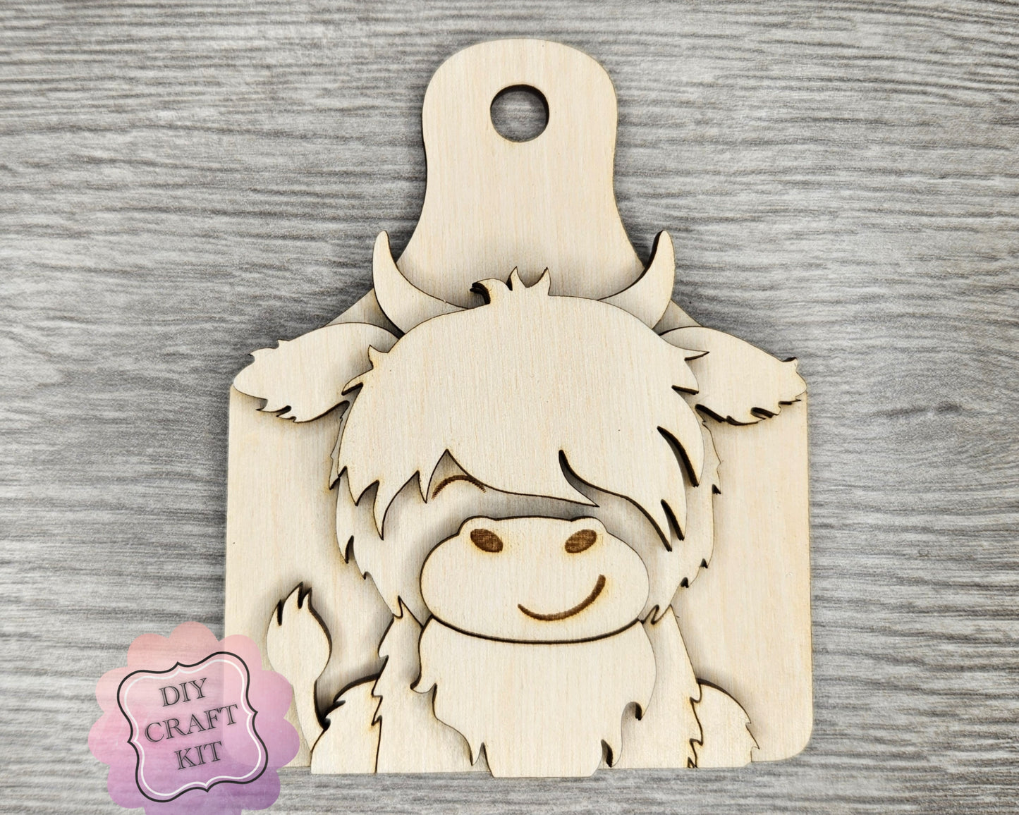 **SHOW OVERSTOCK SALE** mini kit Highland Cow Tag | #4144