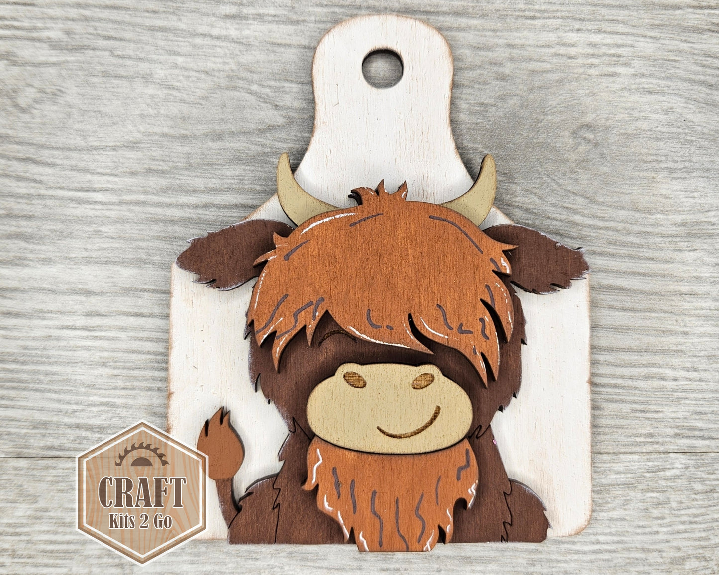 **SHOW OVERSTOCK SALE** mini kit Highland Cow Tag | #4144