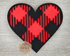 Plaid Heart | Valentine Crafts | DIY Craft Kits | Paint Party Supplies | #4142