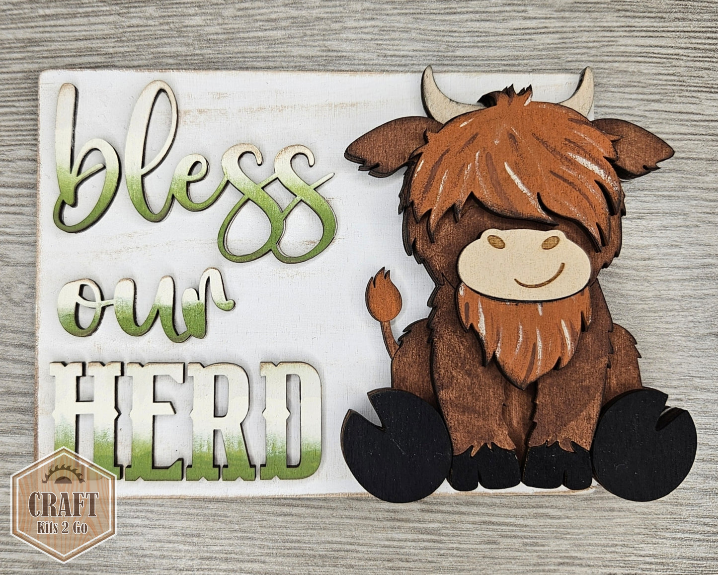 Highland Cow Sign | #4180