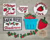 Strawberry Tier Tray | Summertime | Summer Crafts | Berry Farm | Tier Tray | Kitchen Décor | DIY Craft Kits | #100052
