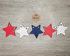 Star Bunting | Banner | 4th of July Decor | Patriotic Decor | 4th of July Crafts | DIY Craft Kits | Paint Party Supplies | #2832