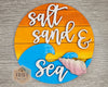 Salt Sand & Sea | Beach Decor | Summer Crafts | DIY Craft Kits | Paint Party Supplies | #2717