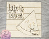 Life is Sweet | Watermelon Summer Sign | Summer Crafts | Hello Summer | Summertime | Summer Sign | DIY Craft Kits | Paint Party Supplies | #4198