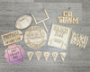 Go Team | Cheer | Football Season | Football Sign | Game Day | Game Day | Sports | DIY Craft Kits | Paint Party Supplies | #2741