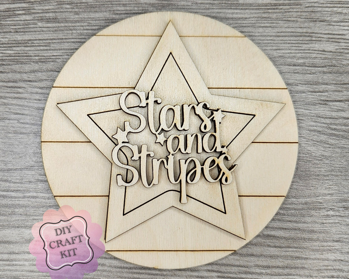 Star Rounded Craft Stars & Strips Star Round | #4234 – Craft Kits 2 Go