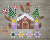 Gingerbread House Tier Tray | Christmas Tier Tray | Christmas Crafts | DIY Craft Kits | DIY Paint Party Supplies | #10006