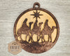 Wise Men Ornament | Nativity Ornament | Christmas Crafts | Holiday Activities | Christmas Decor | DIY Craft Kits | #4405