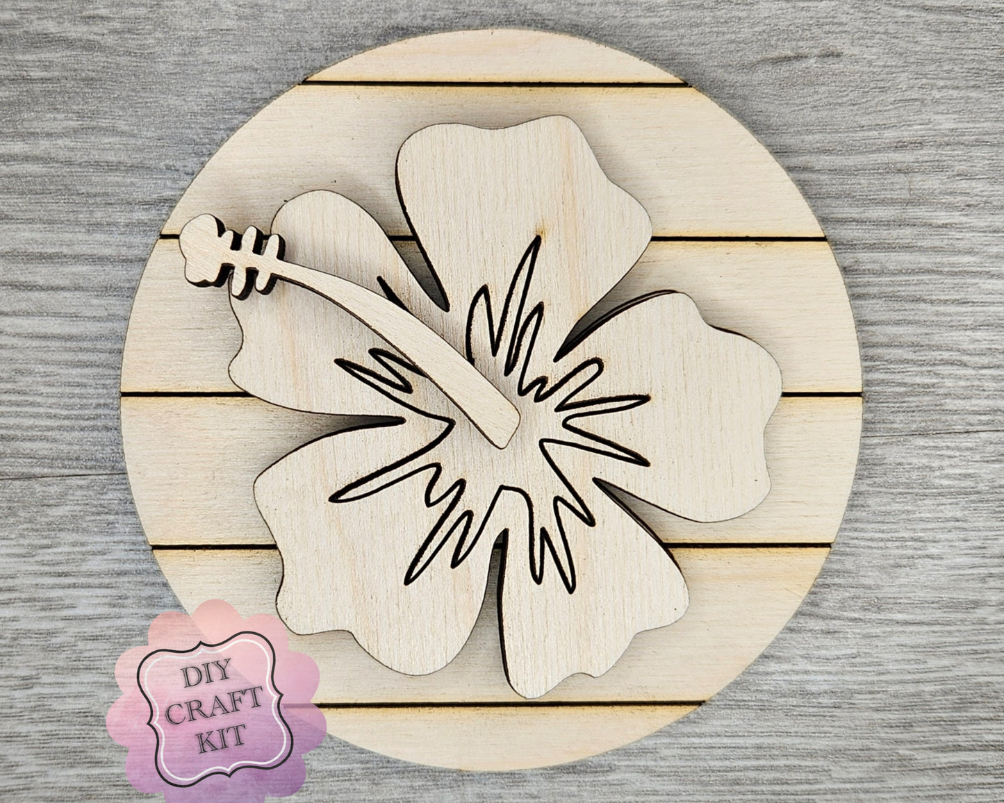 Hibiscus Round | #2591