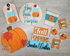 Fall Bunting | Pumpkin Bunting | Banner | Fall Crafts | Fall Decor | DIY Craft Kits | Paint Party Supplies | #4427