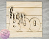 Hey BOO Sign | Halloween Sign | Halloween Decor | Halloween Crafts | DIY Craft Kits | Paint Party Supplies | #4481