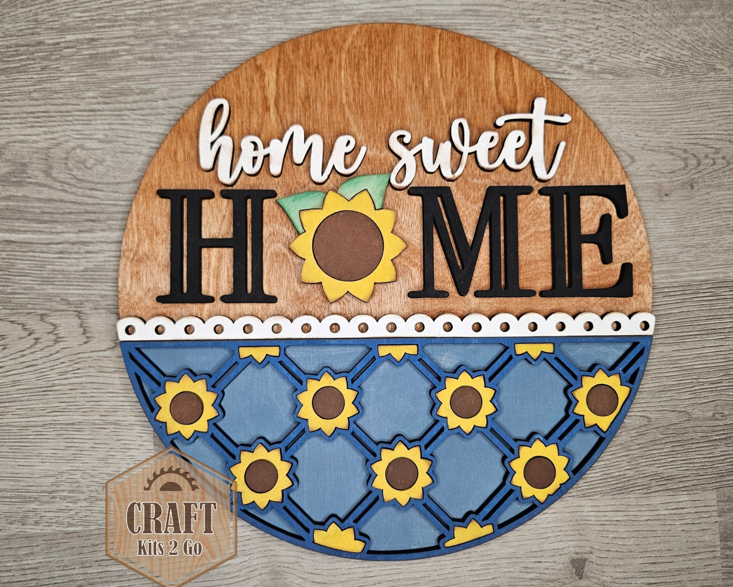 Home Sweet Home Sunflower Sign |  #4332