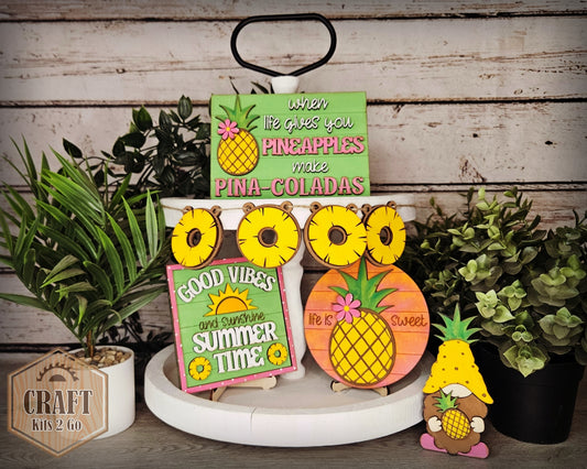 Tropical Pineapple Tier Tray | #100152