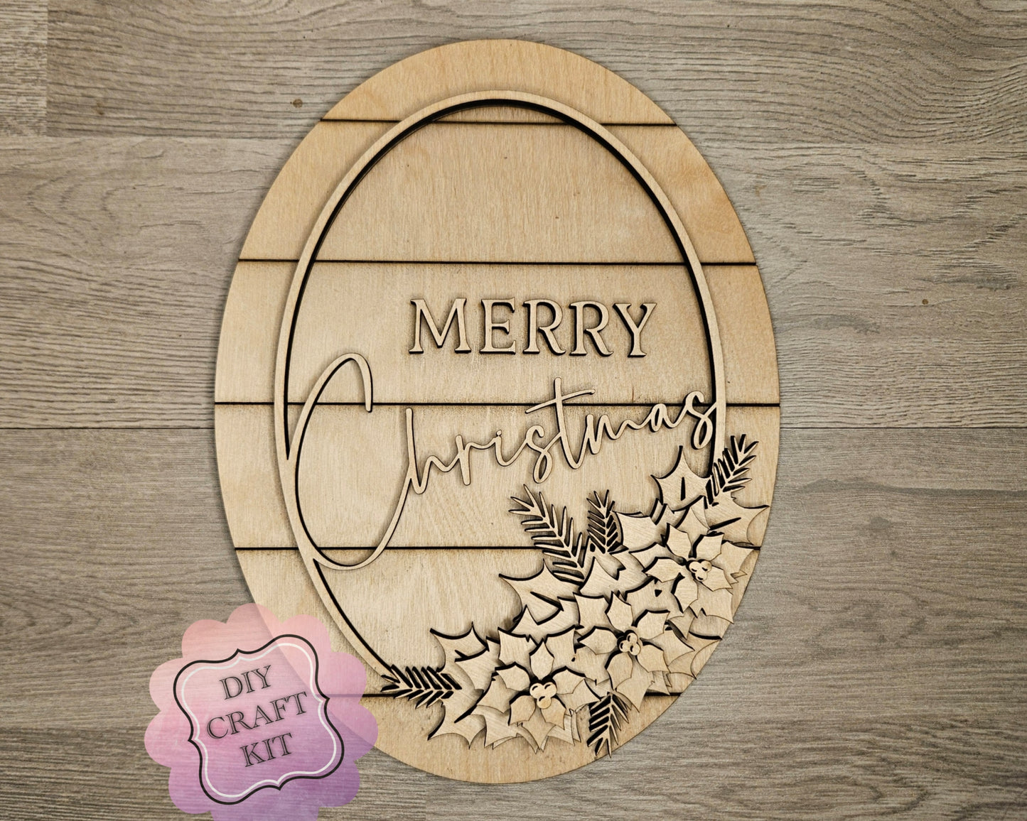 Merry Christmas Poinsettia | #4447