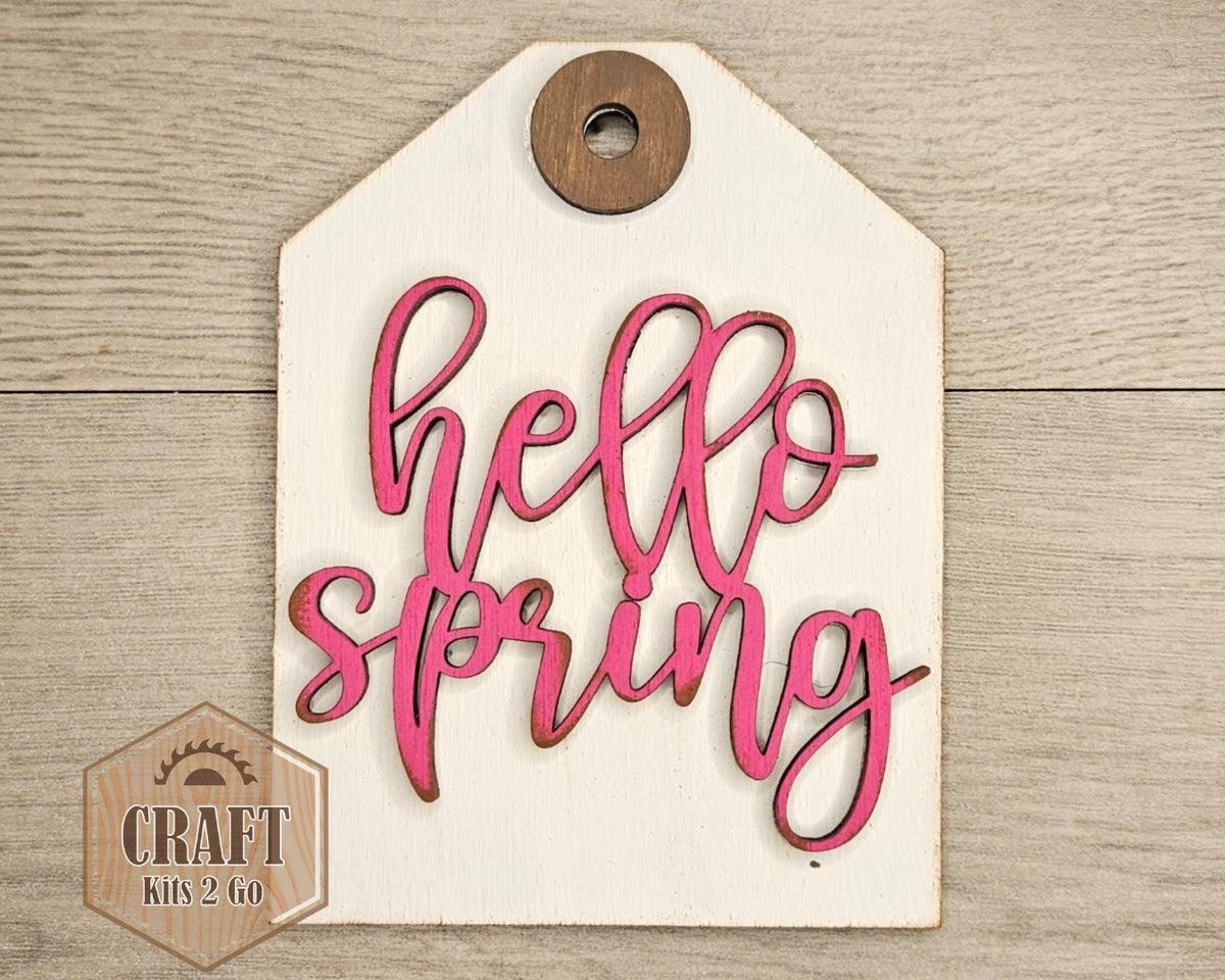 Hello Spring Tag | #2744