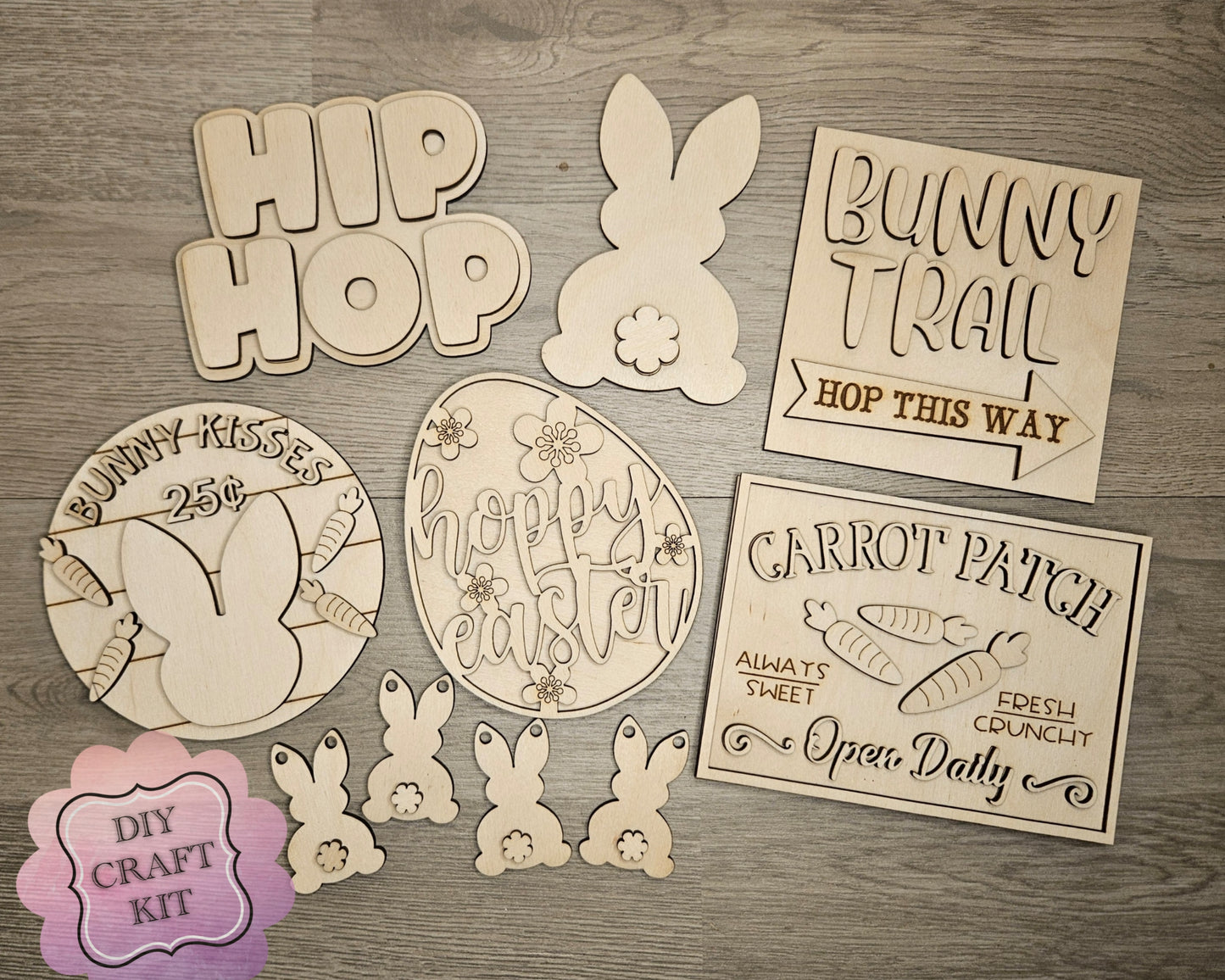 Easter Bunny Kisses Sign | #2758