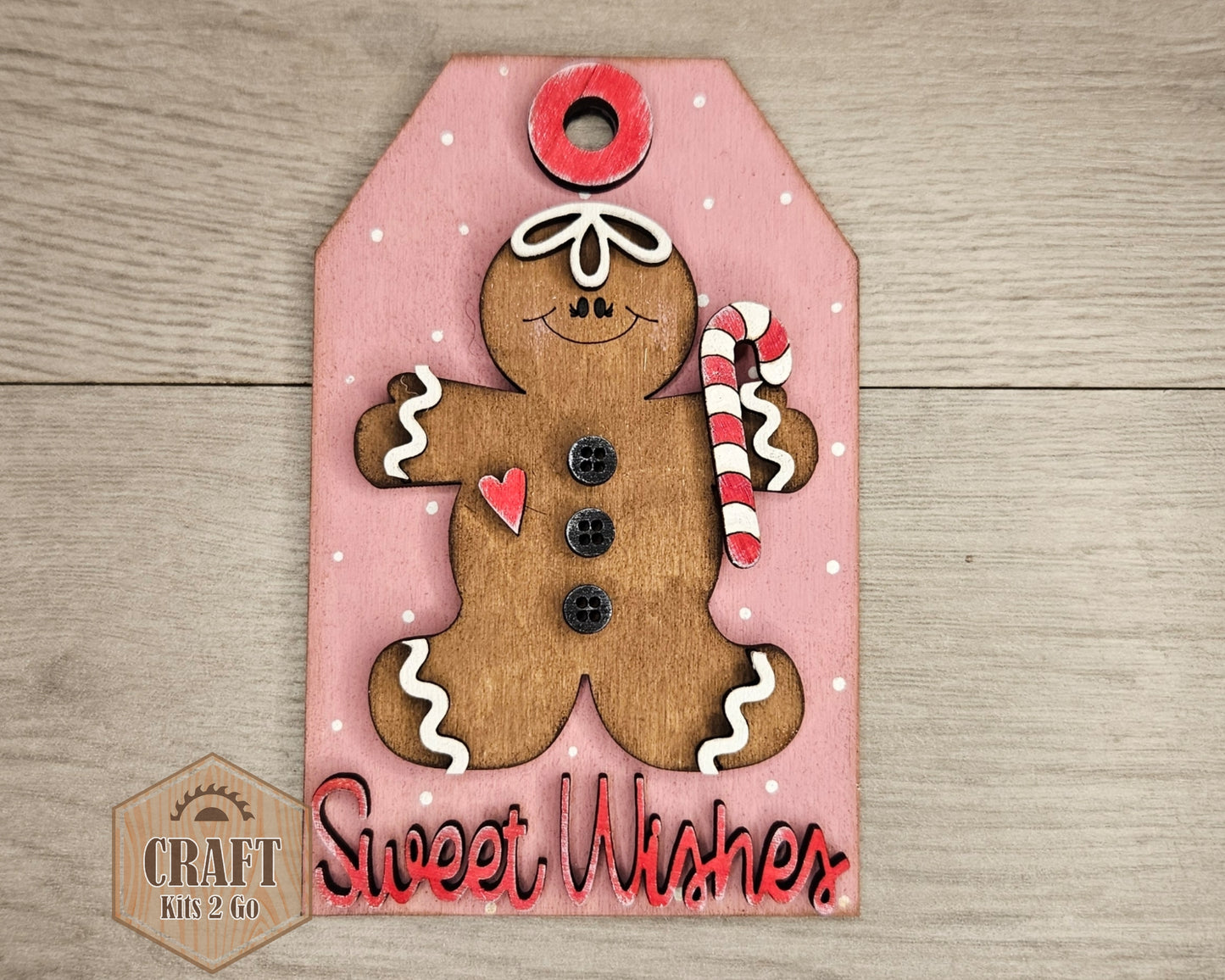 Gingerbread Man Sweet Wishes Tag | #4520