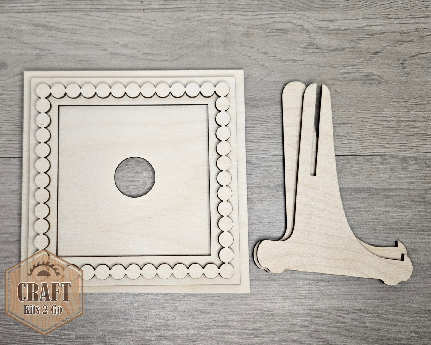Mini Kit Interchangeable Beaded Square Frame | #600003