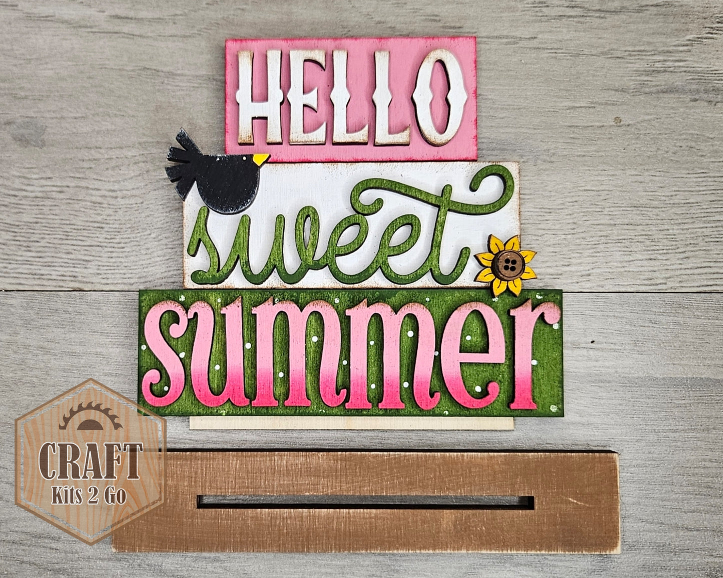 Watermelon Word Stacker Shelf Sitter | #4966