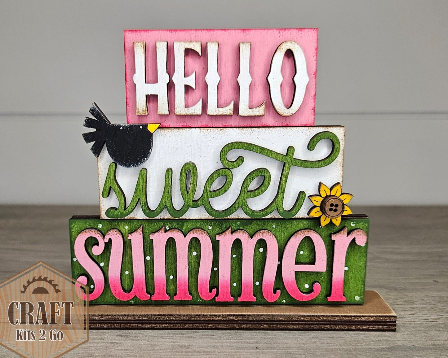 Watermelon Word Stacker Shelf Sitter | #4966