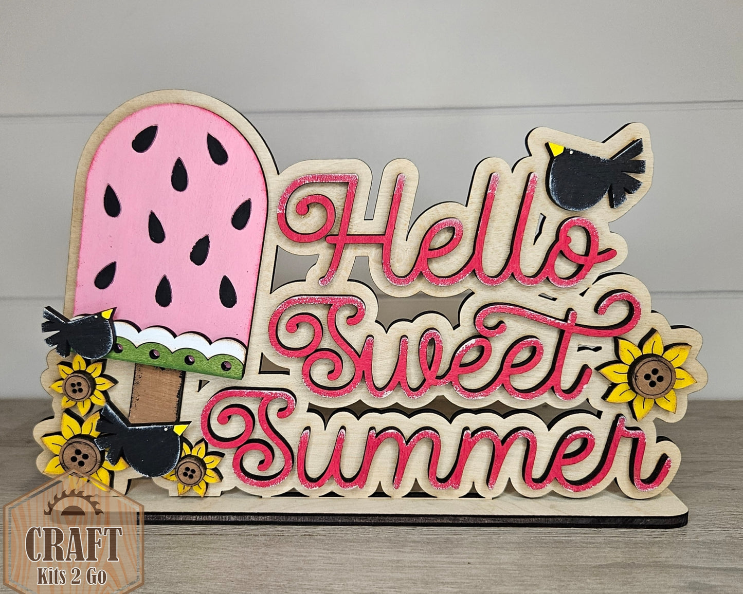 Hello Sweet Summer Shelf Sitter | Watermelon | #4837