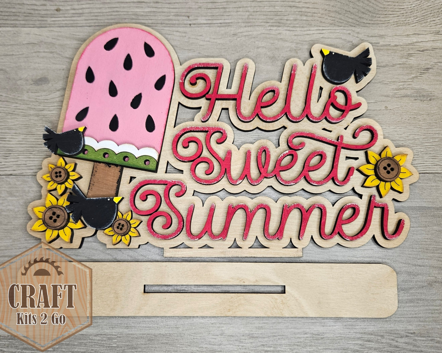 Hello Sweet Summer Shelf Sitter | Watermelon | #4837