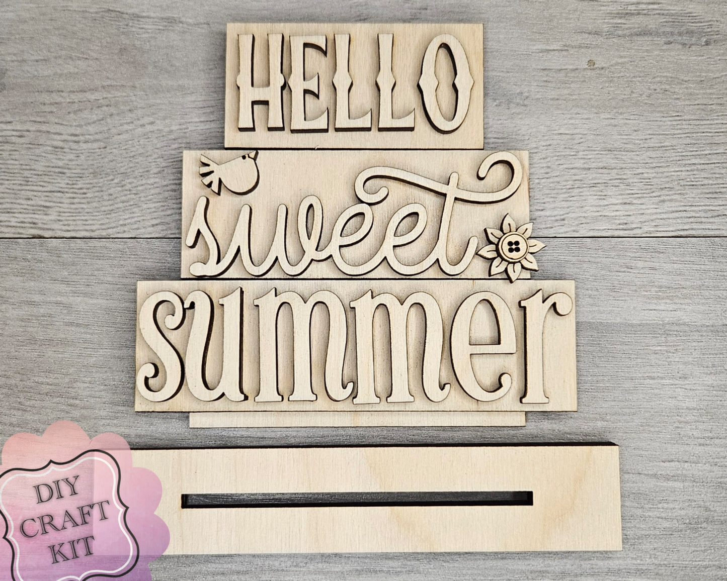 Watermelon Word Stacker Shelf Sitter | #4966