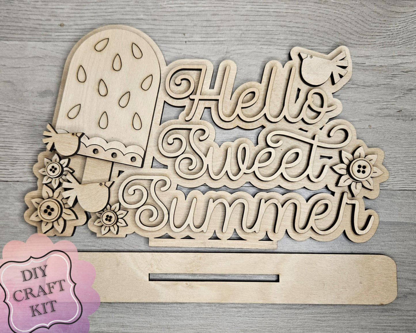 Hello Sweet Summer Shelf Sitter | Watermelon | #4837