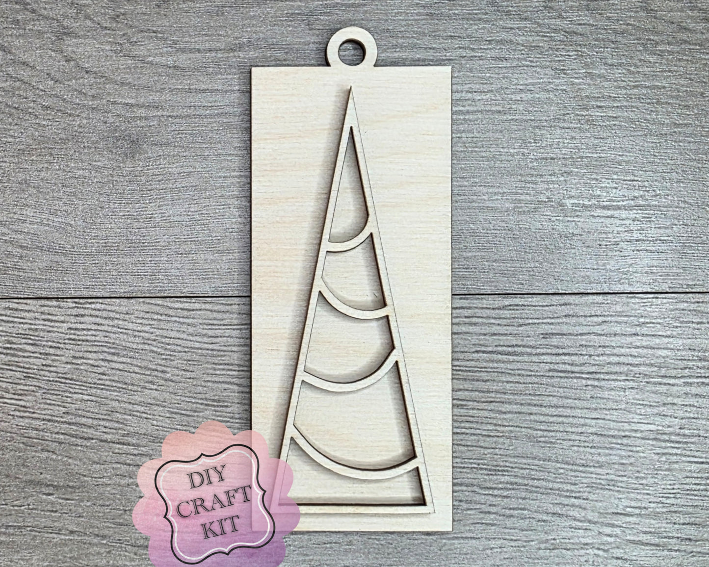 Rustic Christmas Tree Ornament | #5061