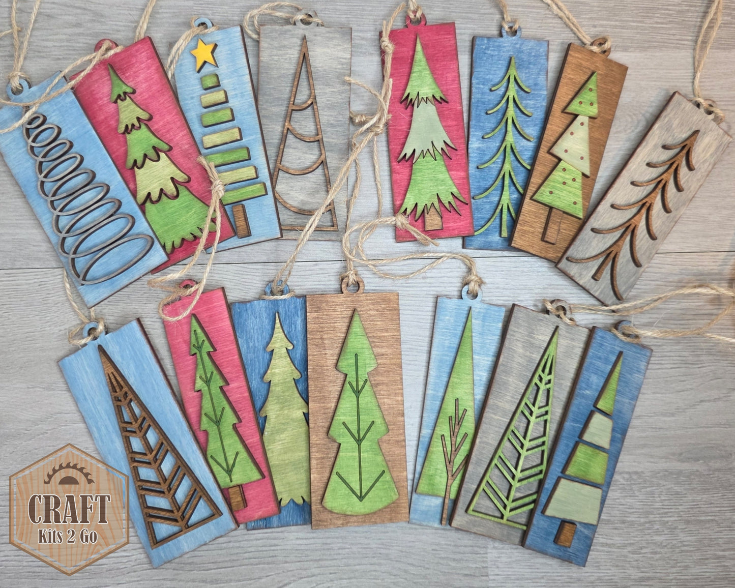 Rustic Christmas Tree Ornament | #2560