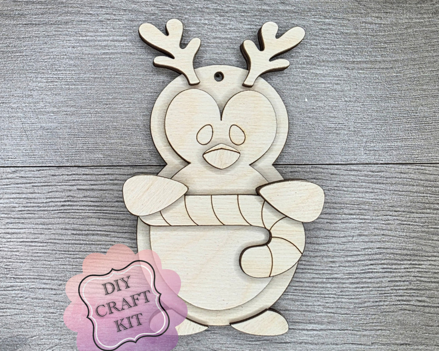 Penguin Christmas Ornament | #5077