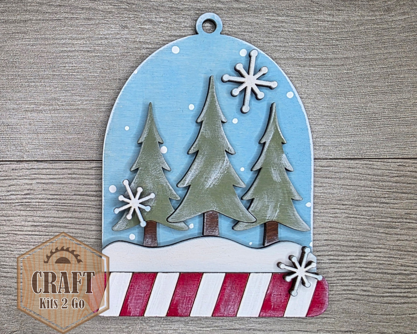 Winter Trees Christmas Ornament | #5063