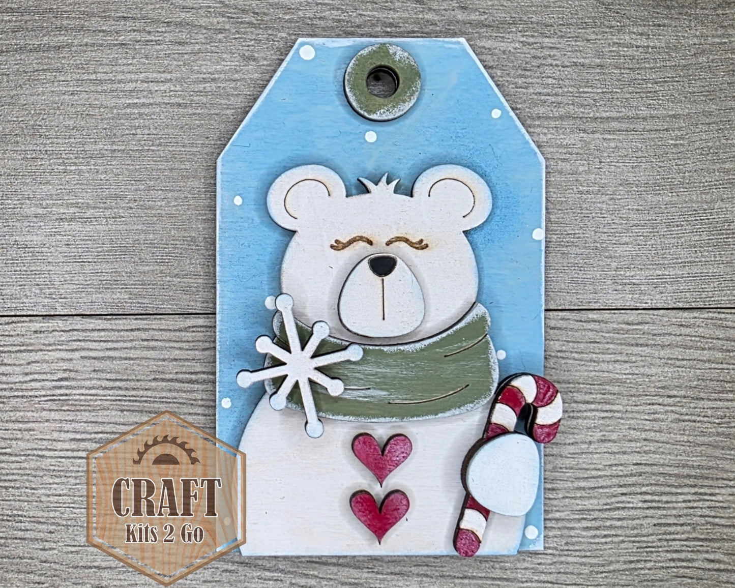 Polar Bear Christmas Tag | #5064
