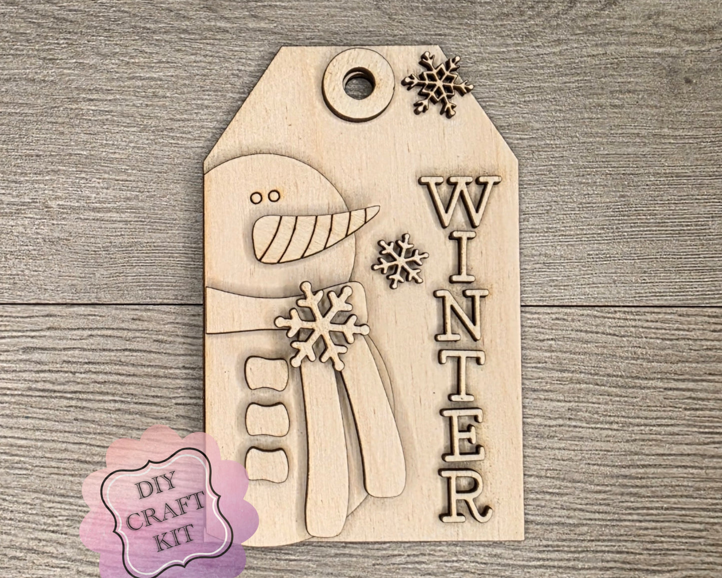 Snowman Winter Tag | #5093