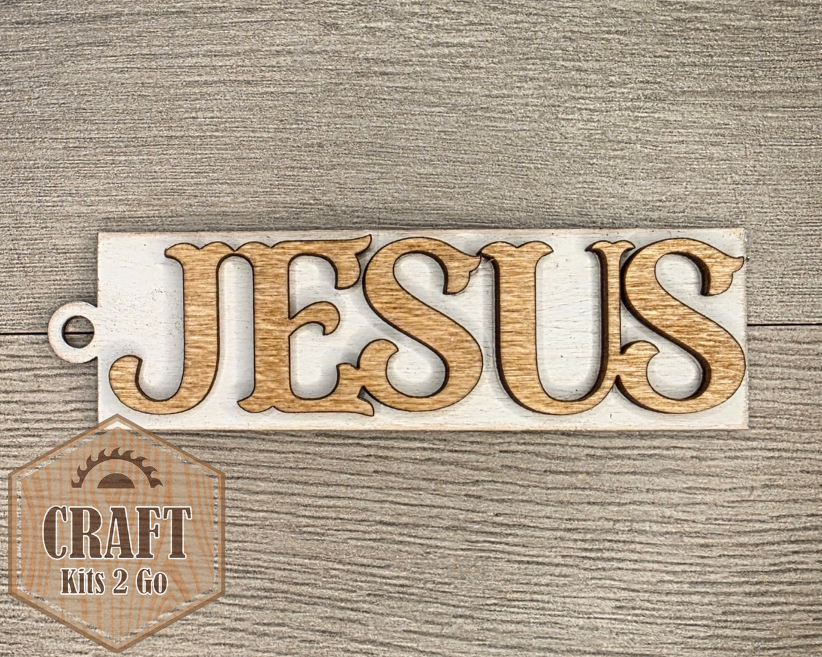Jesus Christmas Ornament | #5127