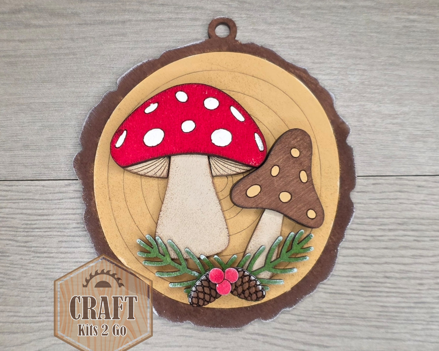 Mushroom Ornament | #5222
