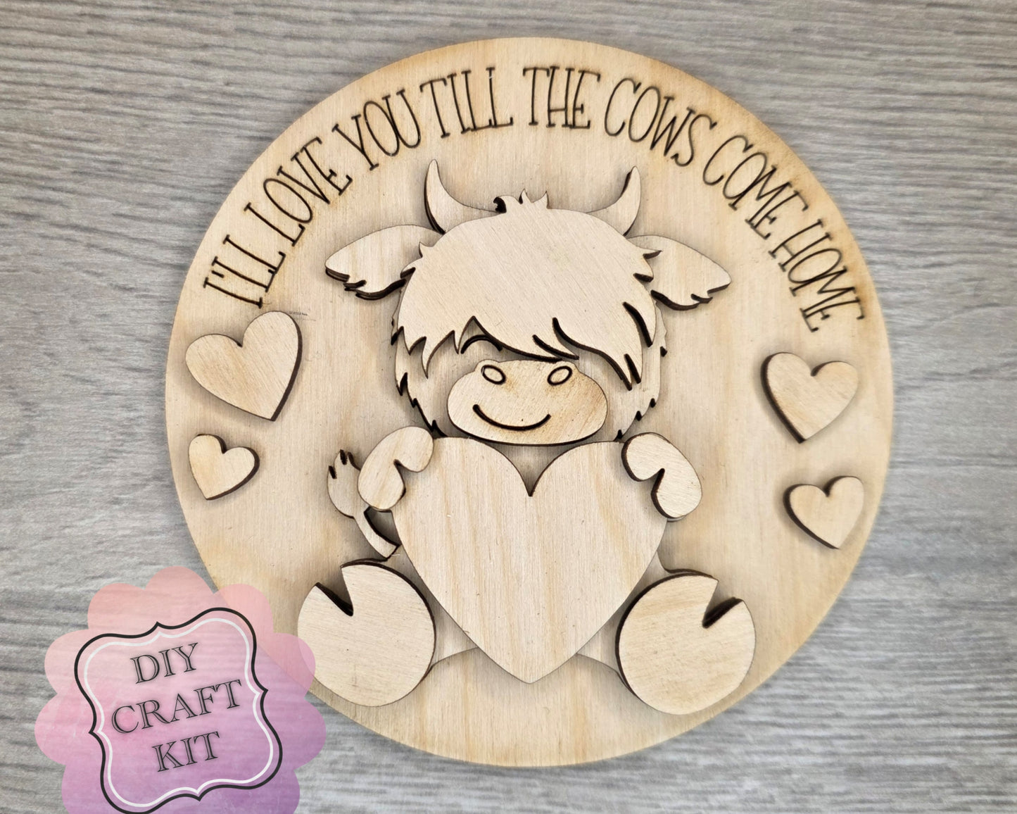 Valentine Highland Cow | #3519