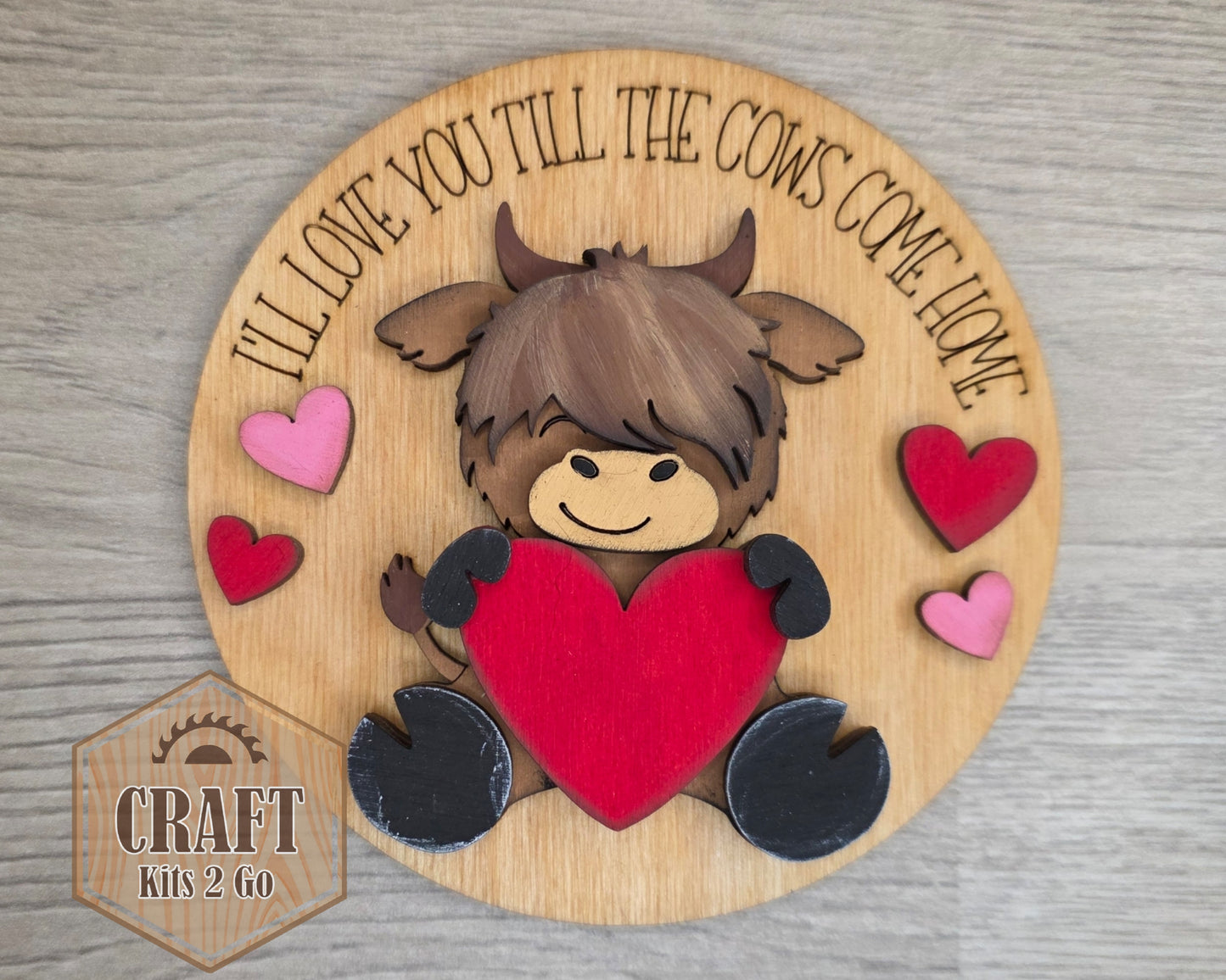 Valentine Highland Cow | #3519