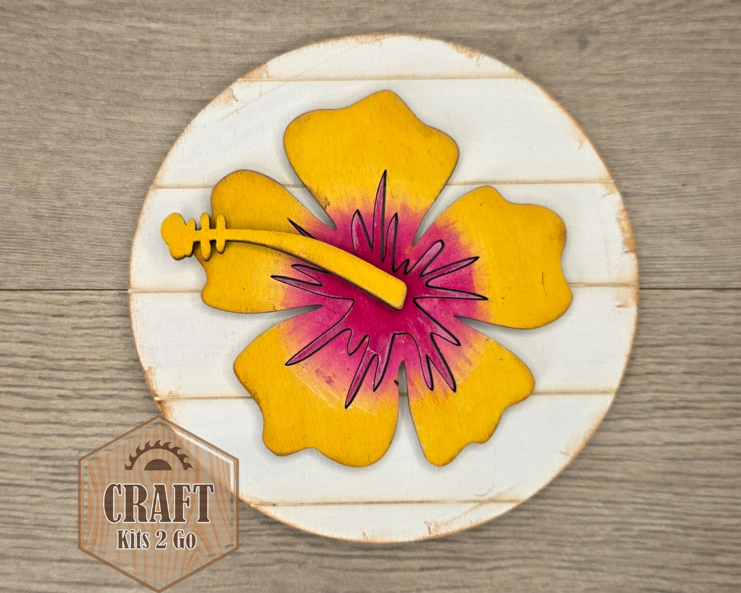 Hibiscus Round | #2591