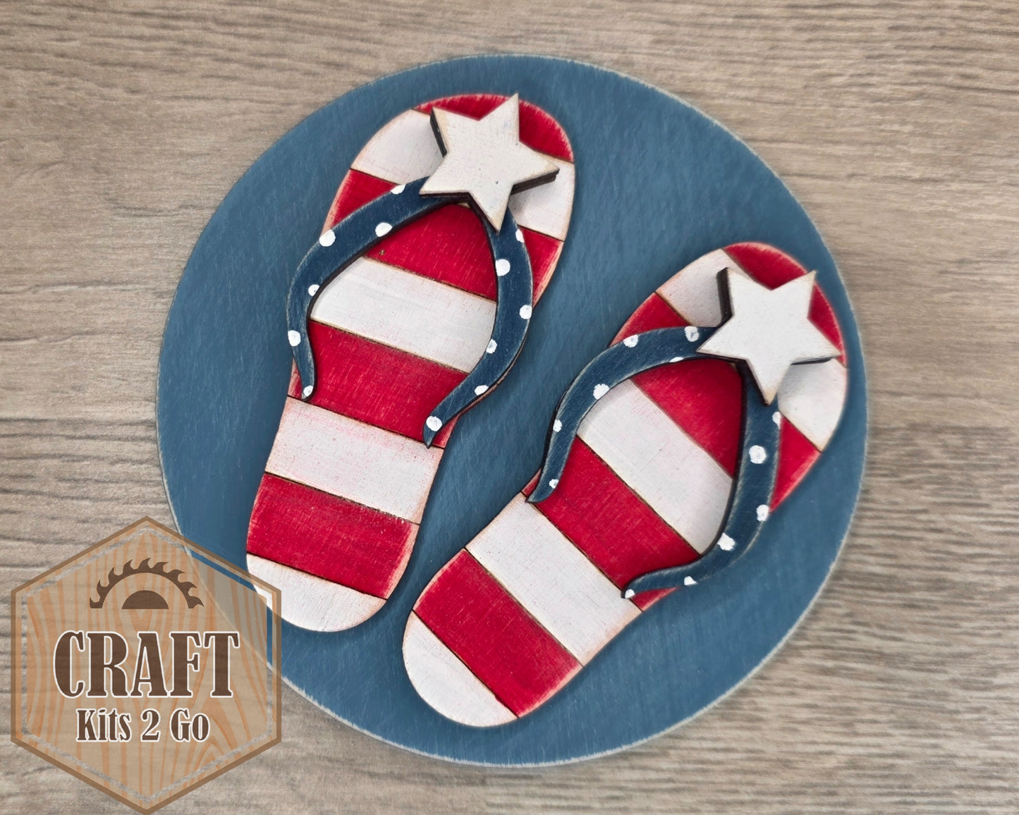 Freedom Flip Flops | #3078
