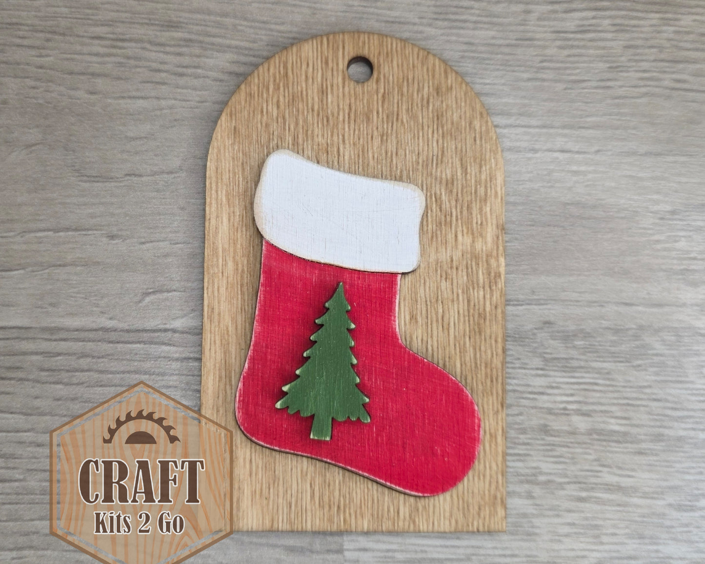Christmas Stocking Tag Ornament | #5216