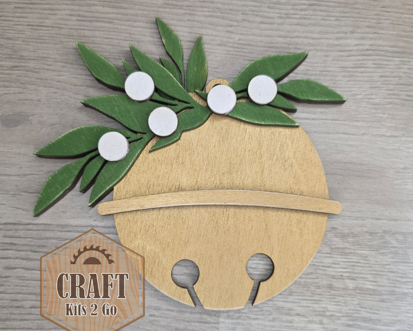 Mistletoe Bell Ornament | #2990