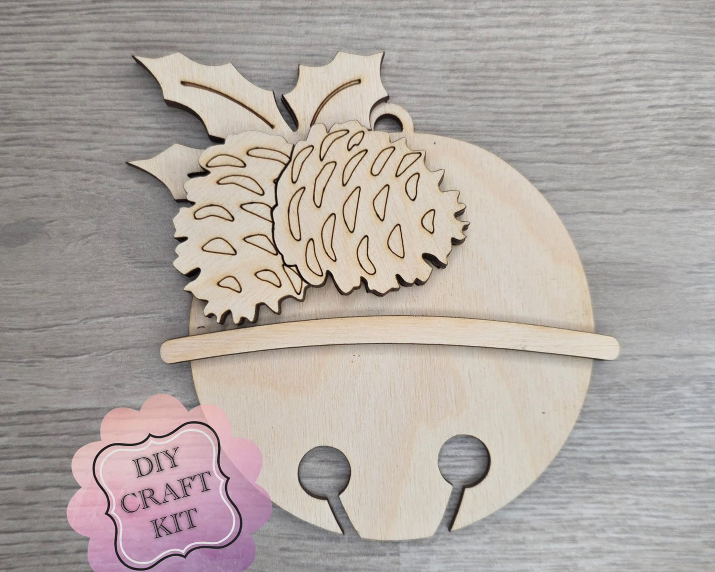 Pine Cone Bell Ornament | #2994