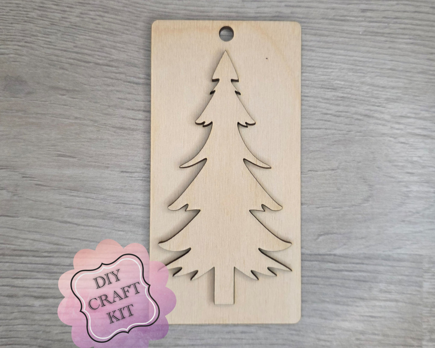 Christmas Tree Tag Ornament | #5238