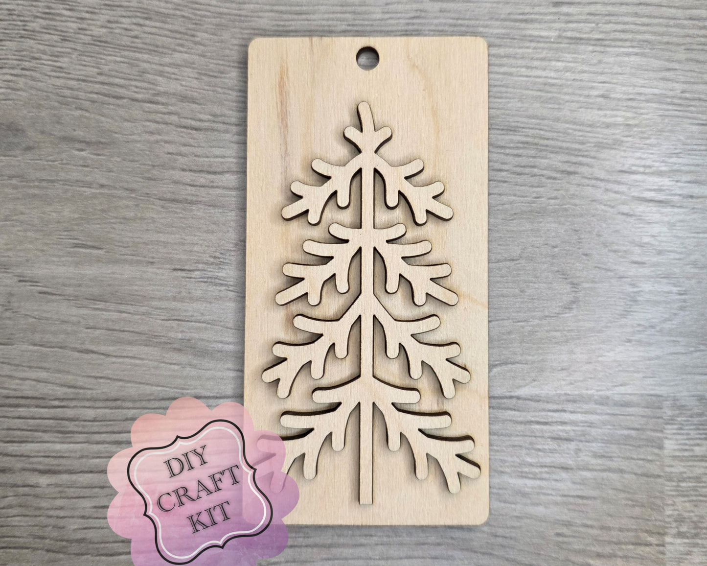 Christmas Tree Tag Ornament | #3552