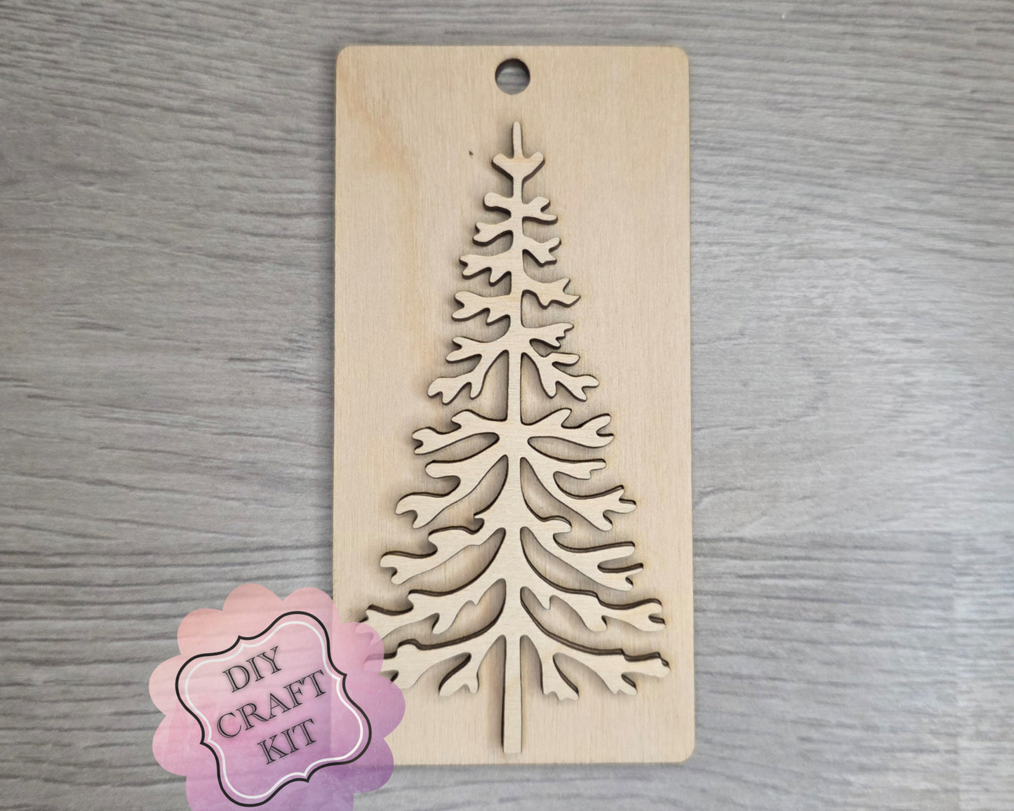 Christmas Tree Tag Ornament | #3022